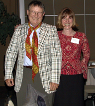 2005 John Errington beside Kim Bellefontaine